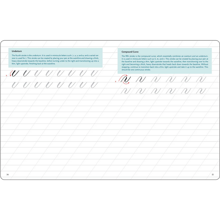 Peter Pauper Press - Brush Lettering Calligraphy  Book - From A to Z