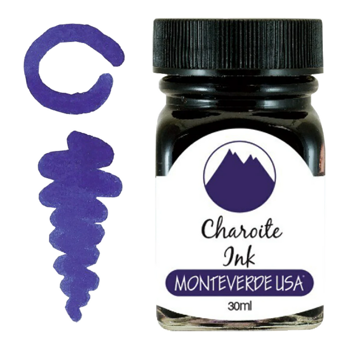 Monteverde USA - Charoite Ink - Gemstone Ink Collection - 30ml