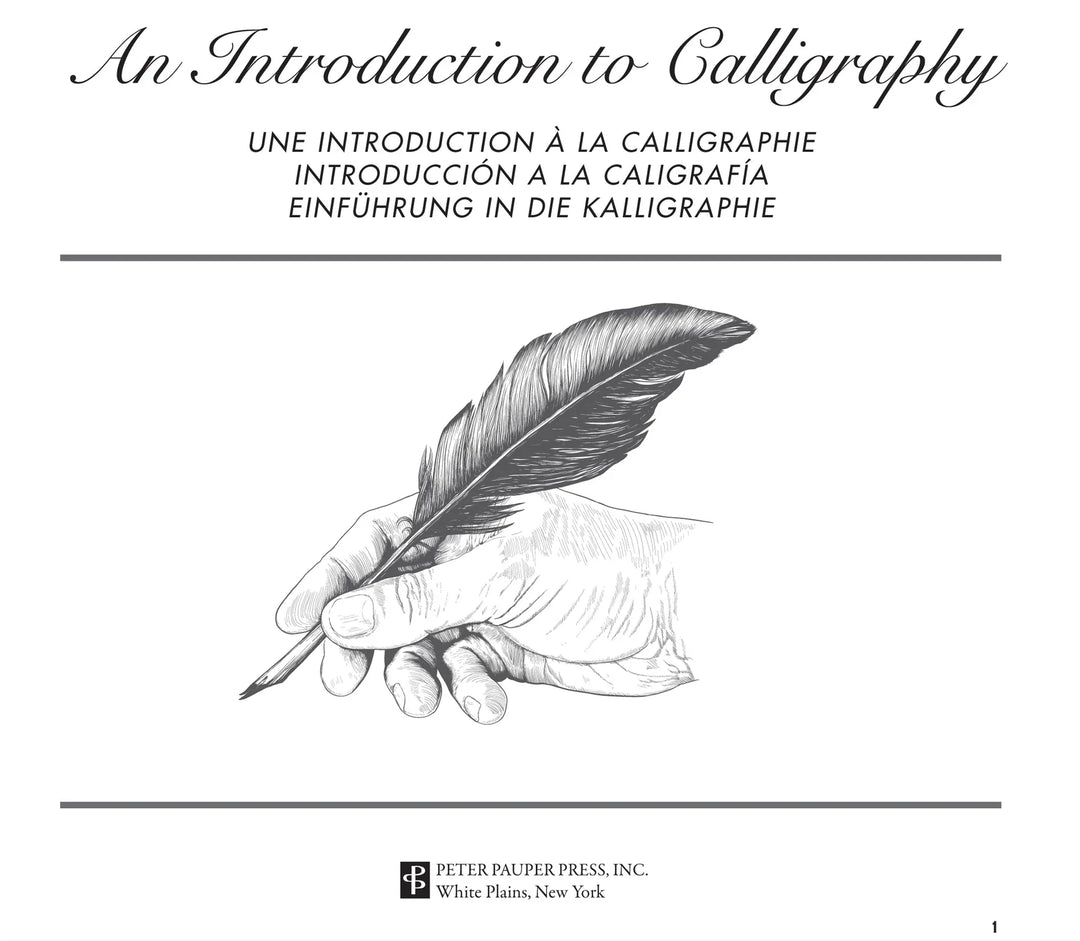 Peter Pauper Press - Studio Series Calligraphy Set