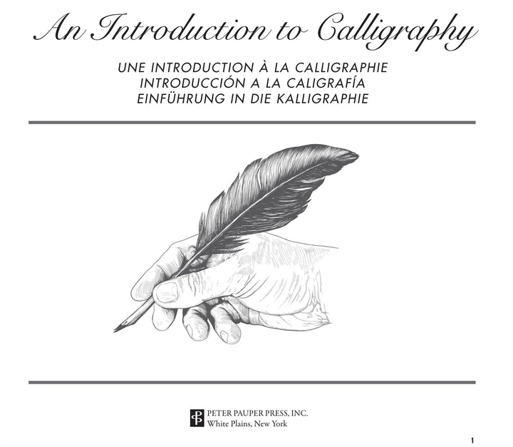Peter Pauper Press - Studio Series Calligraphy Set