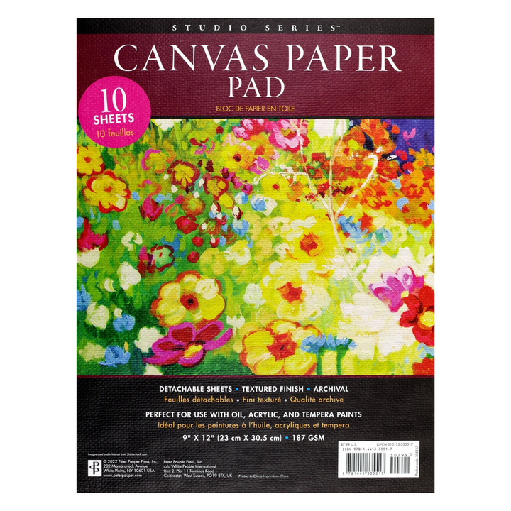 Peter Pauper Press - Studio Series - Canvas Paper Pad