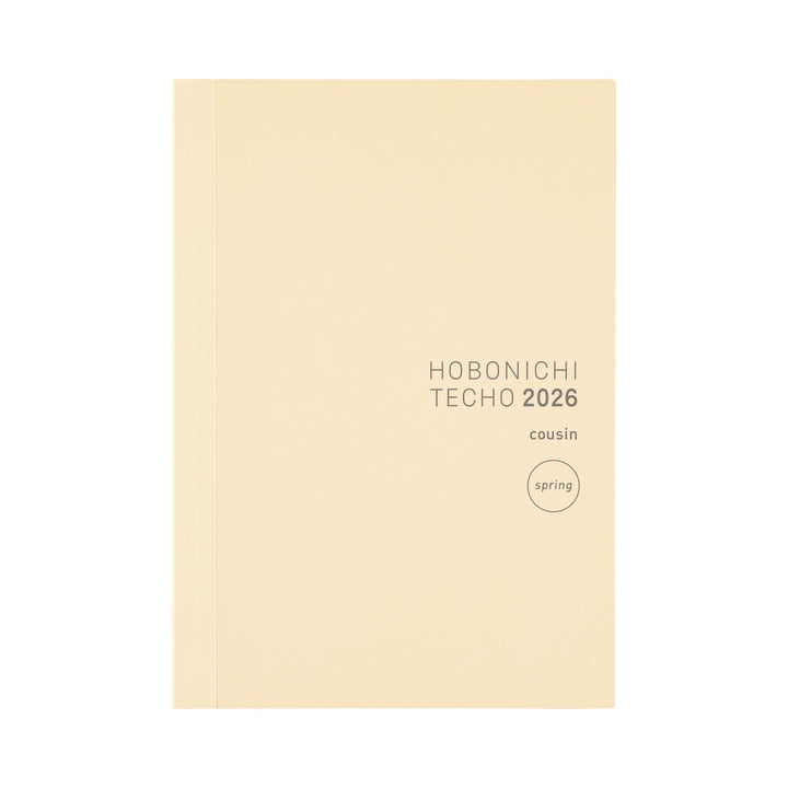 Hobonichi Techo 2026 Spring Edition - Japanese Original Book [A6 size/Daily/Apr
start/Mon start]