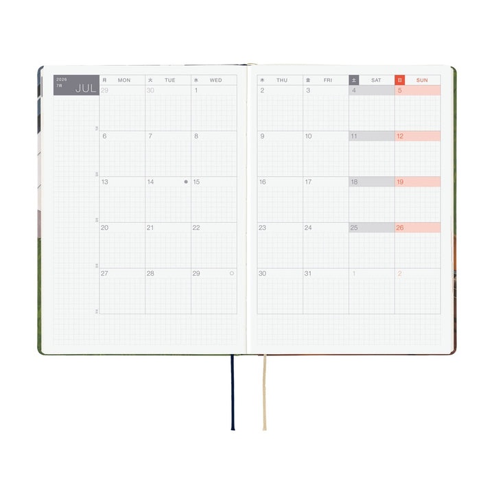 Hobonichi Techo 2026 - Cousin A5 HON Planner Book - Hiroko Kubota: Waiting on the Chord - English/January Start/Monday Start