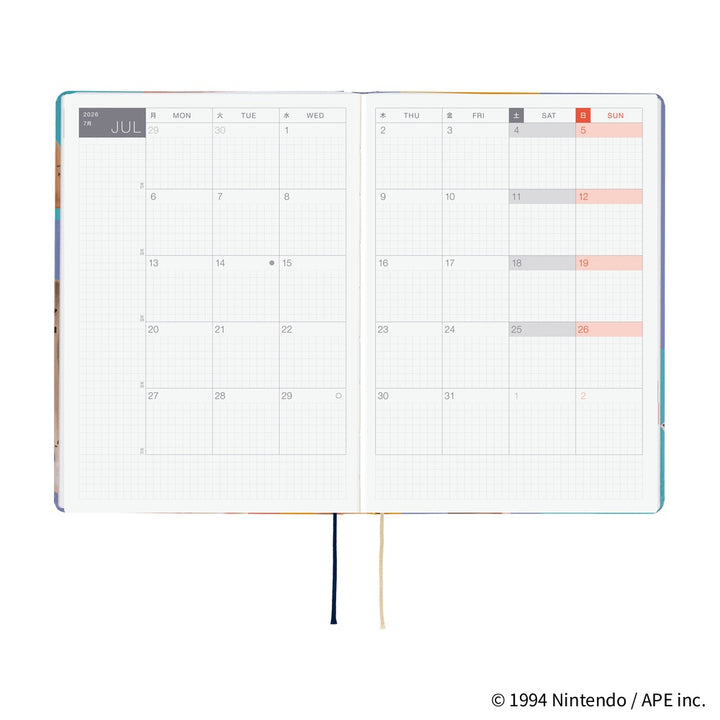 Hobonichi Techo 2026 - Cousin A5 HON Planner Book - Clay Figurines - English/January Start/Monday Start