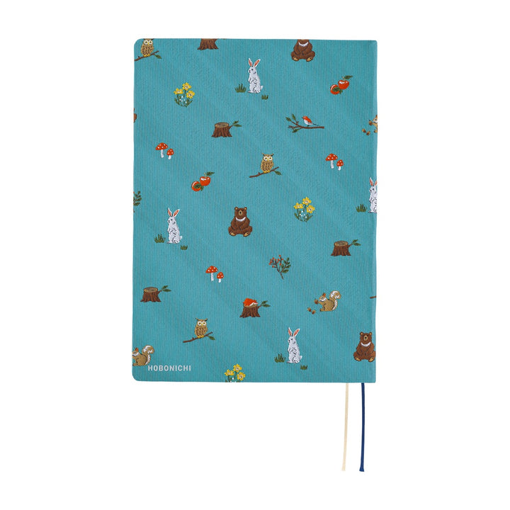 Hobonichi Techo 2026 - Cousin A5 HON Planner Book - Bow & Tie: In the Forest - English/January Start/Monday Start