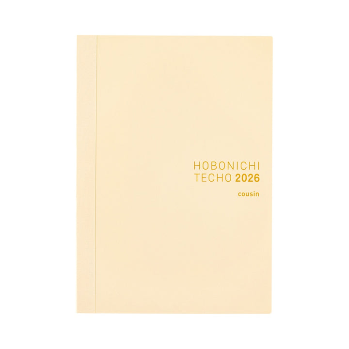 Hobonichi Techo 2026 - A5 English Cousin Book - 2026 January start (Monday start)
