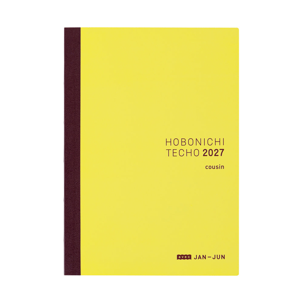 Hobonichi Techo 2027 - A5 Cousin AVEC (2 Book Set) - Japanese/Jan Start/Mon Start