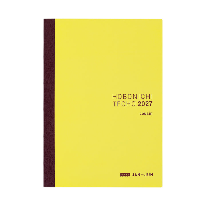 Hobonichi Techo 2027 - A5 Cousin AVEC (2 Book Set) - Japanese/Jan Start/Mon Start