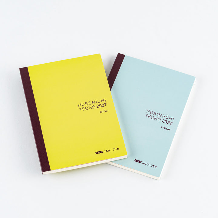Hobonichi Techo 2027 - A5 Cousin AVEC (2 Book Set) - Japanese/Jan Start/Mon Start