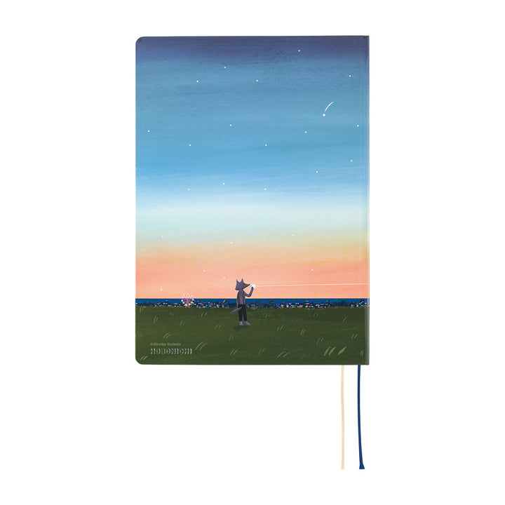 Hobonichi Techo 2027 - A5 HON Planner Book - Hiroko Kubota: String Telephone Until the Moon is Full - English/Jan Start/Mon Start