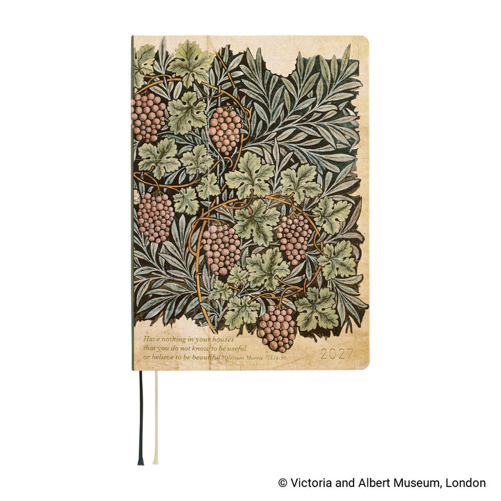 Hobonichi Techo 2027 - A5 HON Planner Book - V&A Series: Vine - English/Jan Start/Mon Start