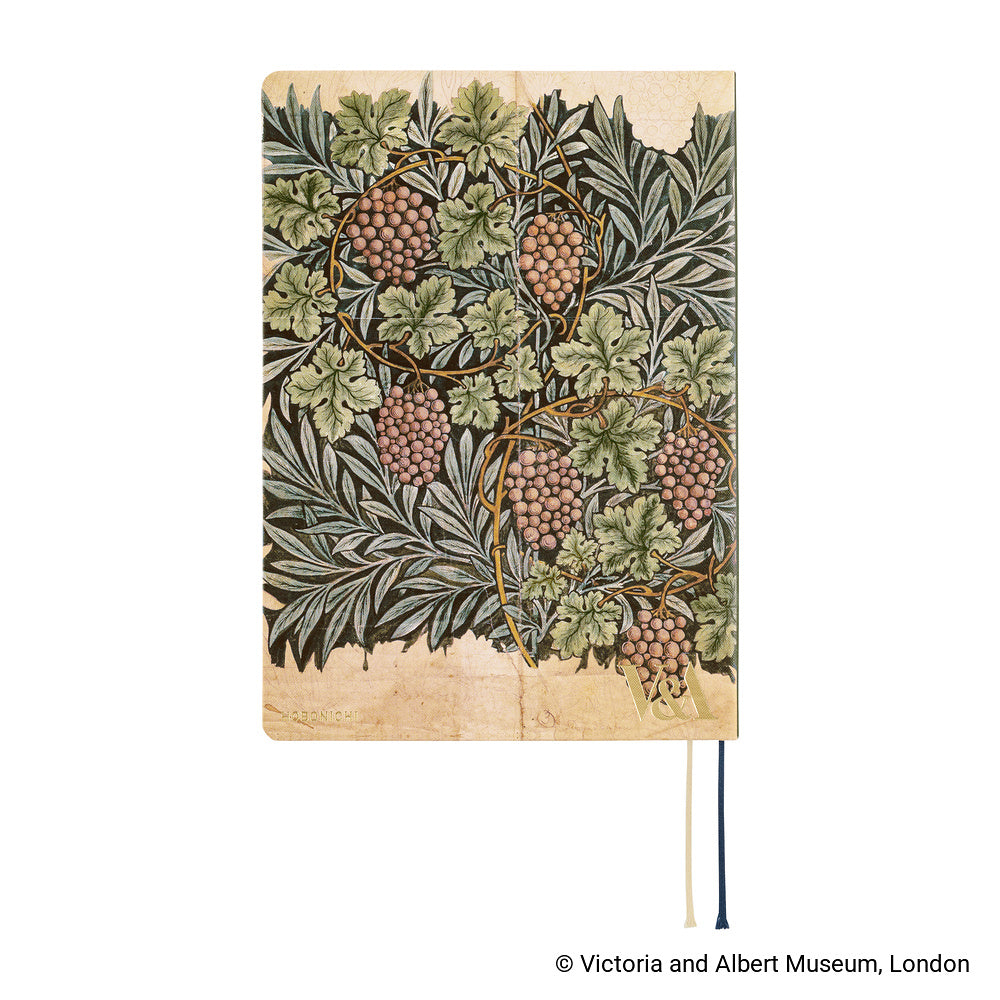 Hobonichi Techo 2027 - A5 HON Planner Book - V&A Series: Vine - English/Jan Start/Mon Start