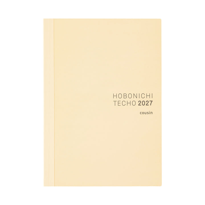 Hobonichi Techo 2027 - A5 Cousin Book - Japanese/Jan Start/Mon Start