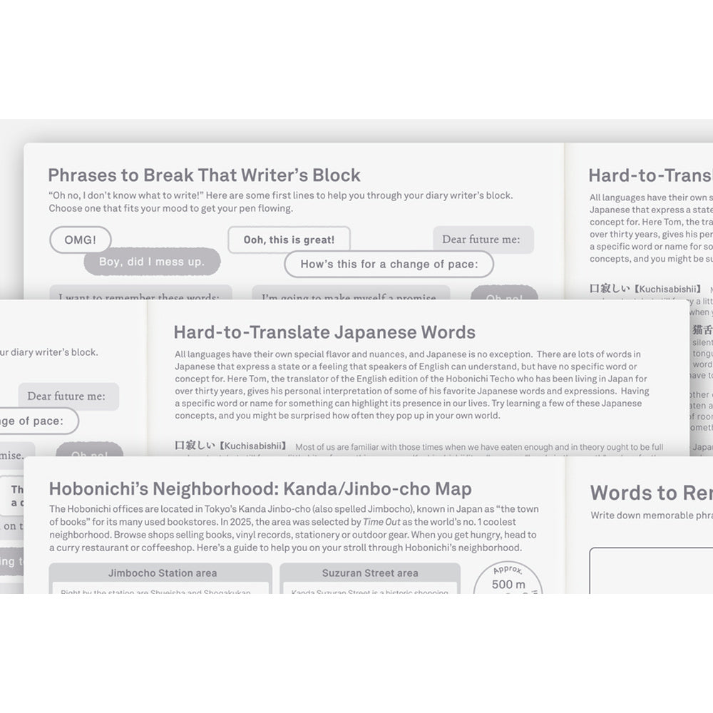 Hobonichi Techo 2027 - A5 Cousin Book - English/Jan Start/Mon Start