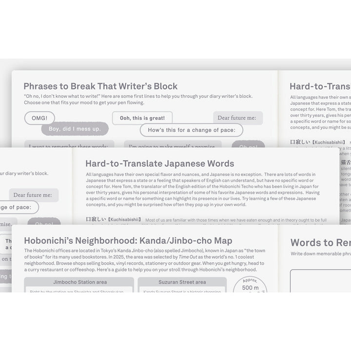 Hobonichi Techo 2027 - A5 Cousin Book - English/Jan Start/Mon Start