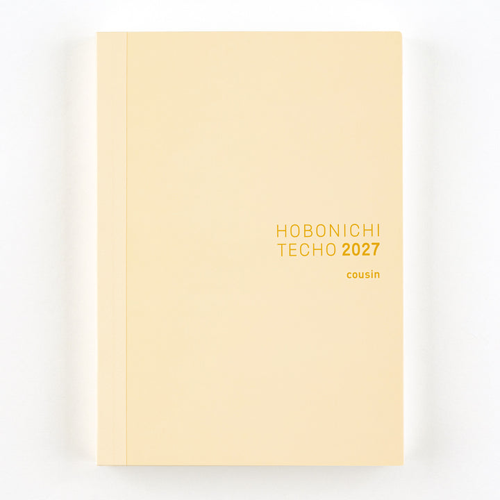 Hobonichi Techo 2027 - A5 Cousin Book - English/Jan Start/Mon Start