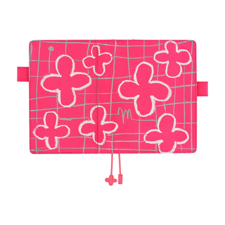 Hobonichi Techo 2026 - A5 Cover Only - Makoto Matsubayashi: Pink Flowers