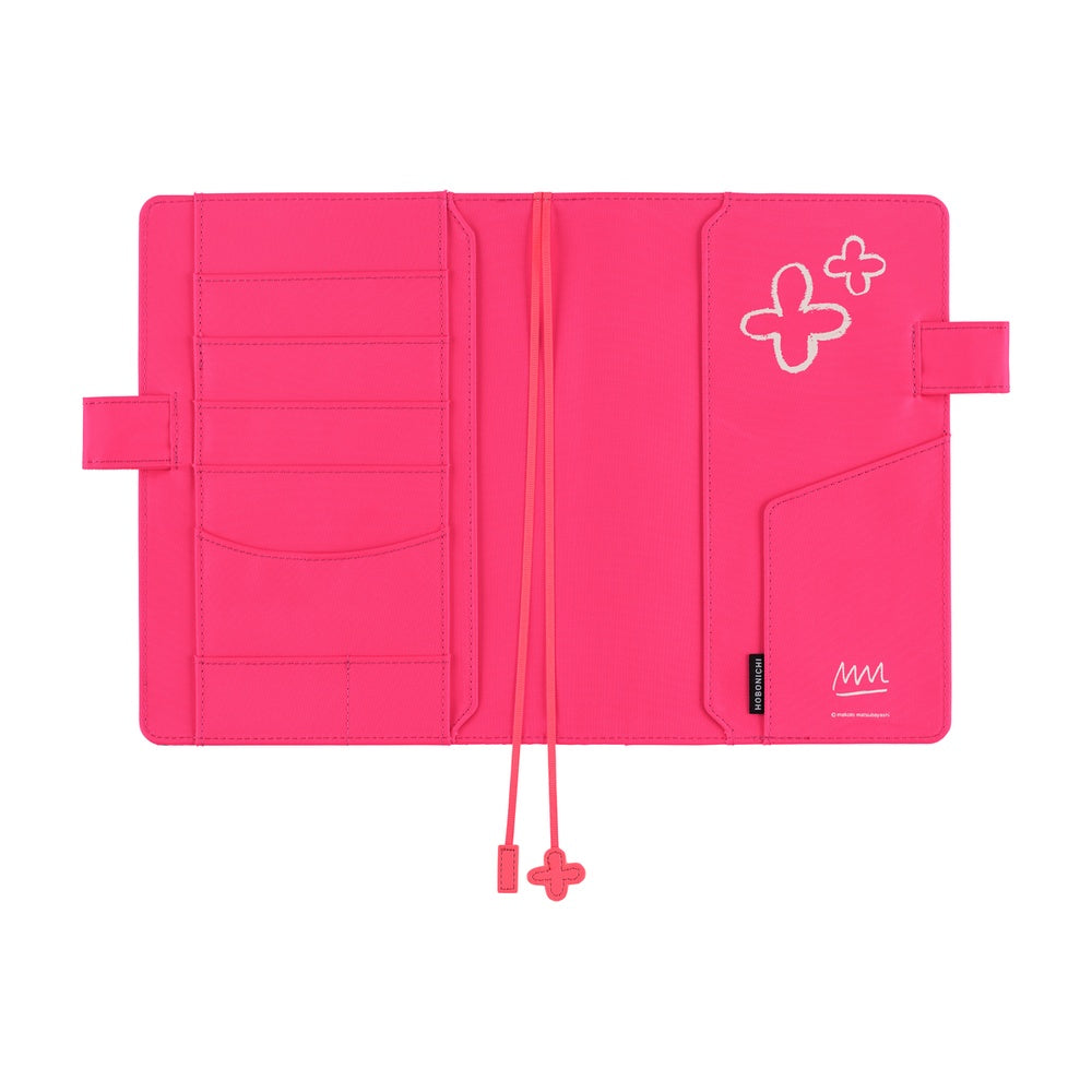 Hobonichi Techo 2026 - A5 Cover Only - Makoto Matsubayashi: Pink Flowers