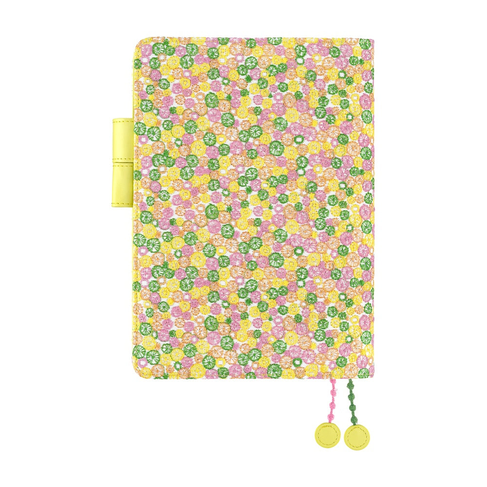 Hobonichi Techo 2026 - A5 Cover Only - mina perhonen: skyful (Yellow)