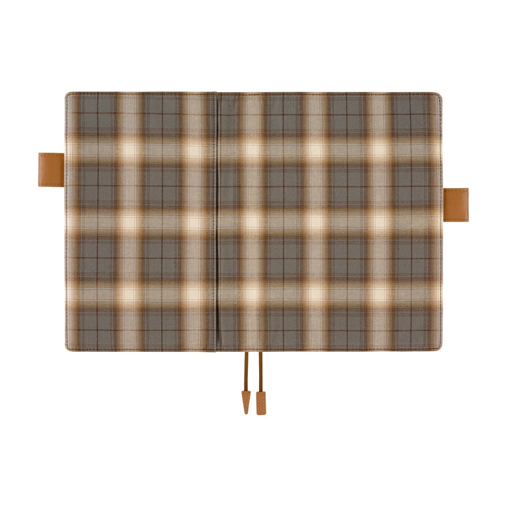 Hobonichi Techo 2026 - A5 Cover Only - Shirt Fabric: Foggy Plaid