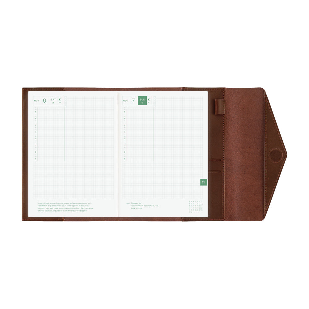 Hobonichi Techo 2027 - A5 Cover Only - Glow: Chianti