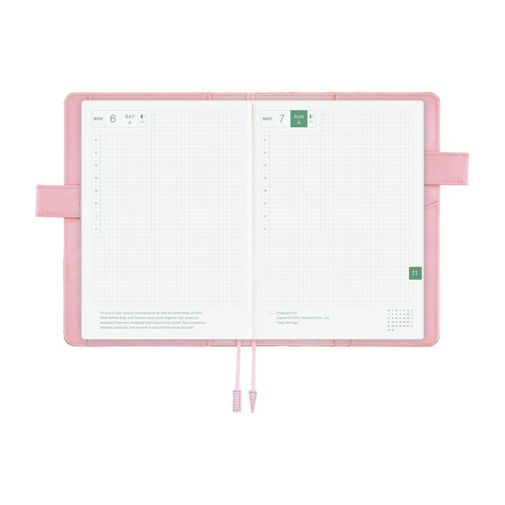 Hobonichi Techo 2027 - A5 Cover Only - Colors: Colors: Chiffon Greige