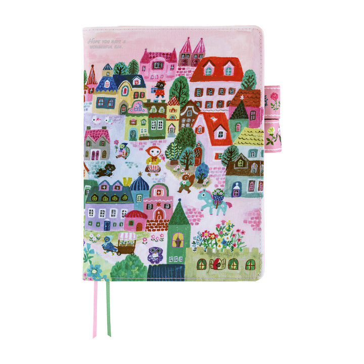 Hobonichi Techo 2027 - A5 Cover Only - Yumi Kitagishi: White Cat Village