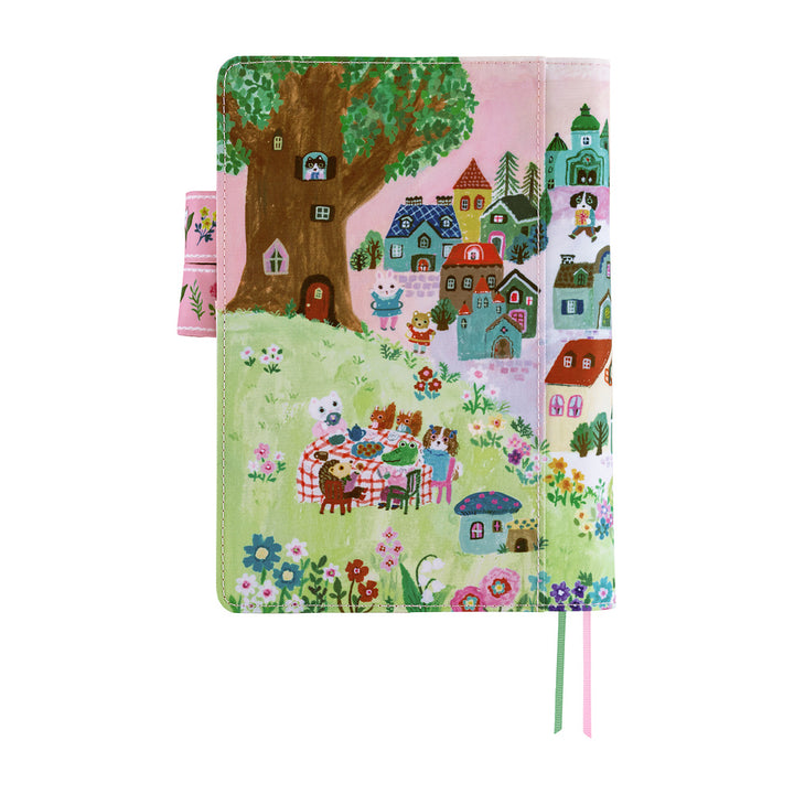Hobonichi Techo 2027 - A5 Cover Only - Yumi Kitagishi: White Cat Village