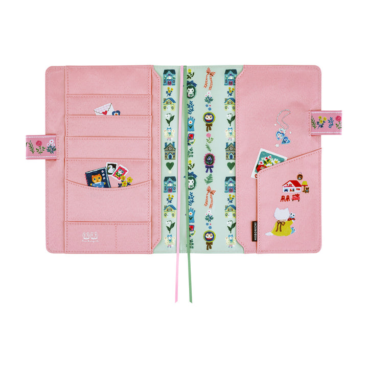Hobonichi Techo 2027 - A5 Cover Only - Yumi Kitagishi: White Cat Village