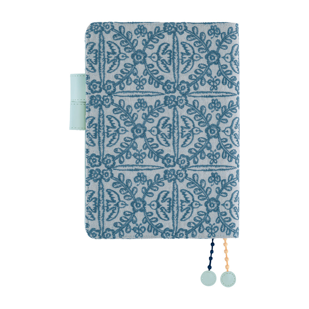 Hobonichi Techo 2027 - A5 Cover Only - mina perhonen: felice (Blue)