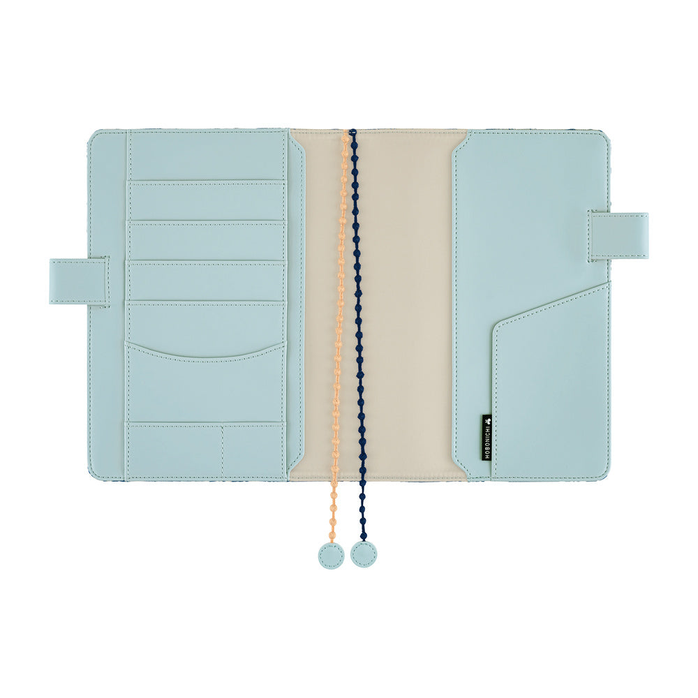 Hobonichi Techo 2027 - A5 Cover Only - mina perhonen: felice (Blue)