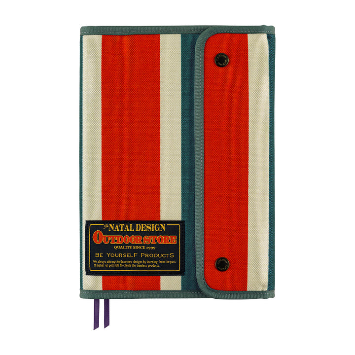 Hobonichi Techo 2027 - A5 Cover Only - Natal Design: Hello New Day! (Retro Stripe)