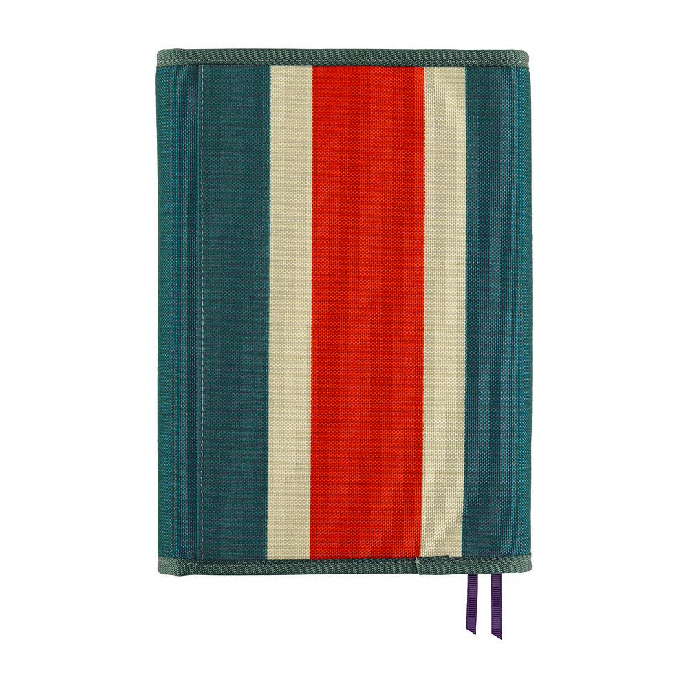 Hobonichi Techo 2027 - A5 Cover Only - Natal Design: Hello New Day! (Retro Stripe)