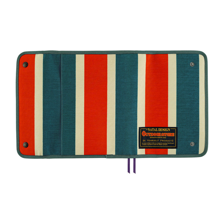 Hobonichi Techo 2027 - A5 Cover Only - Natal Design: Hello New Day! (Retro Stripe)