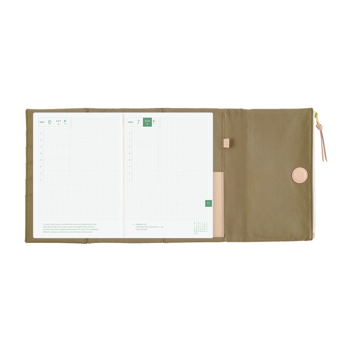 Hobonichi Techo 2027 - A5 Cover Only - Tragen: Bitter Plaid