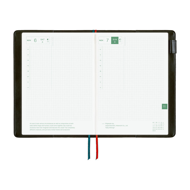 Hobonichi Techo 2027 - A5 Cover Only - Yoshie Watanabe: Petit Bloom