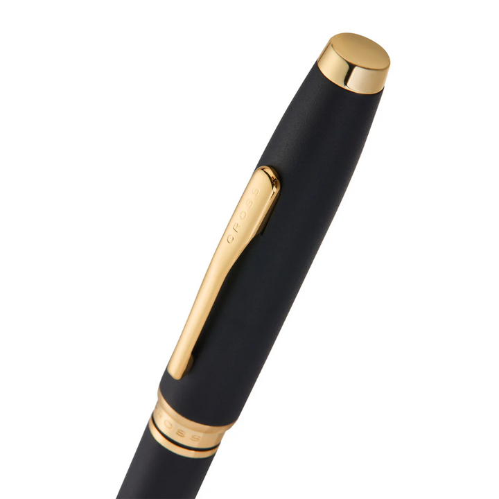 Cross - Coventry Ballpoint Pen - Matte Black with Gold PVD Trim