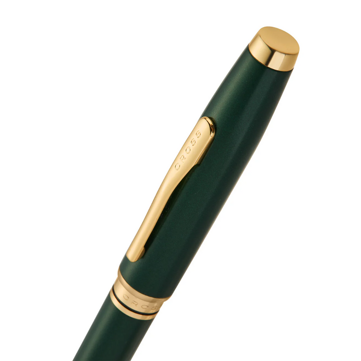 Cross - Coventry Ballpoint Pen - Metallic Green with Gold PVD Trim