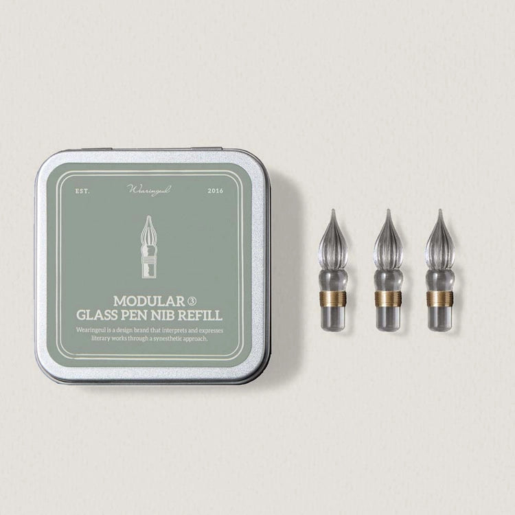 Wearingeul - Modular Glass Pen Nib Refill (Pack of 3)