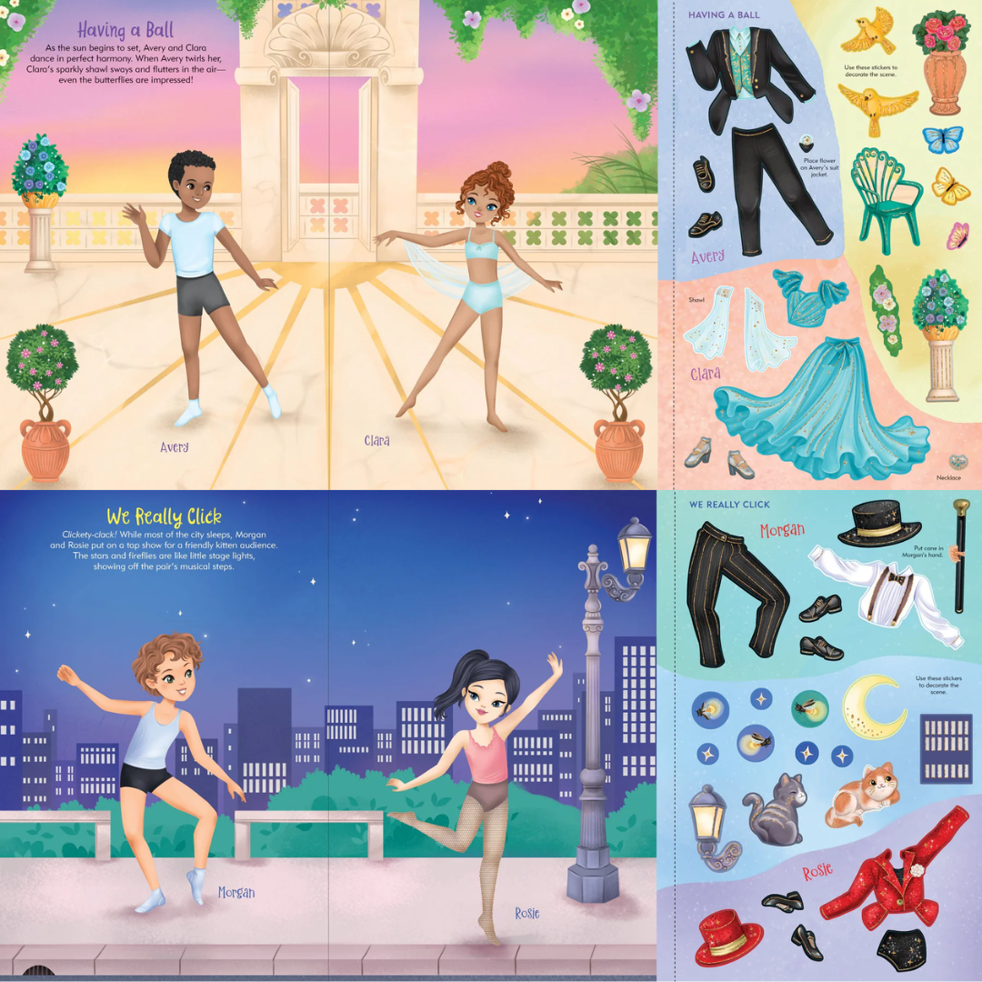 Peter Pauper Press - Stricker Doll Dress-Up - Dancers