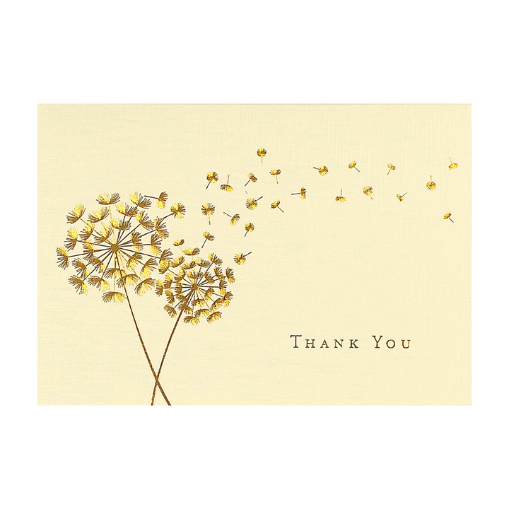 Peter Pauper Press - Thank You Boxed Note Cards - Dandelion Wishes