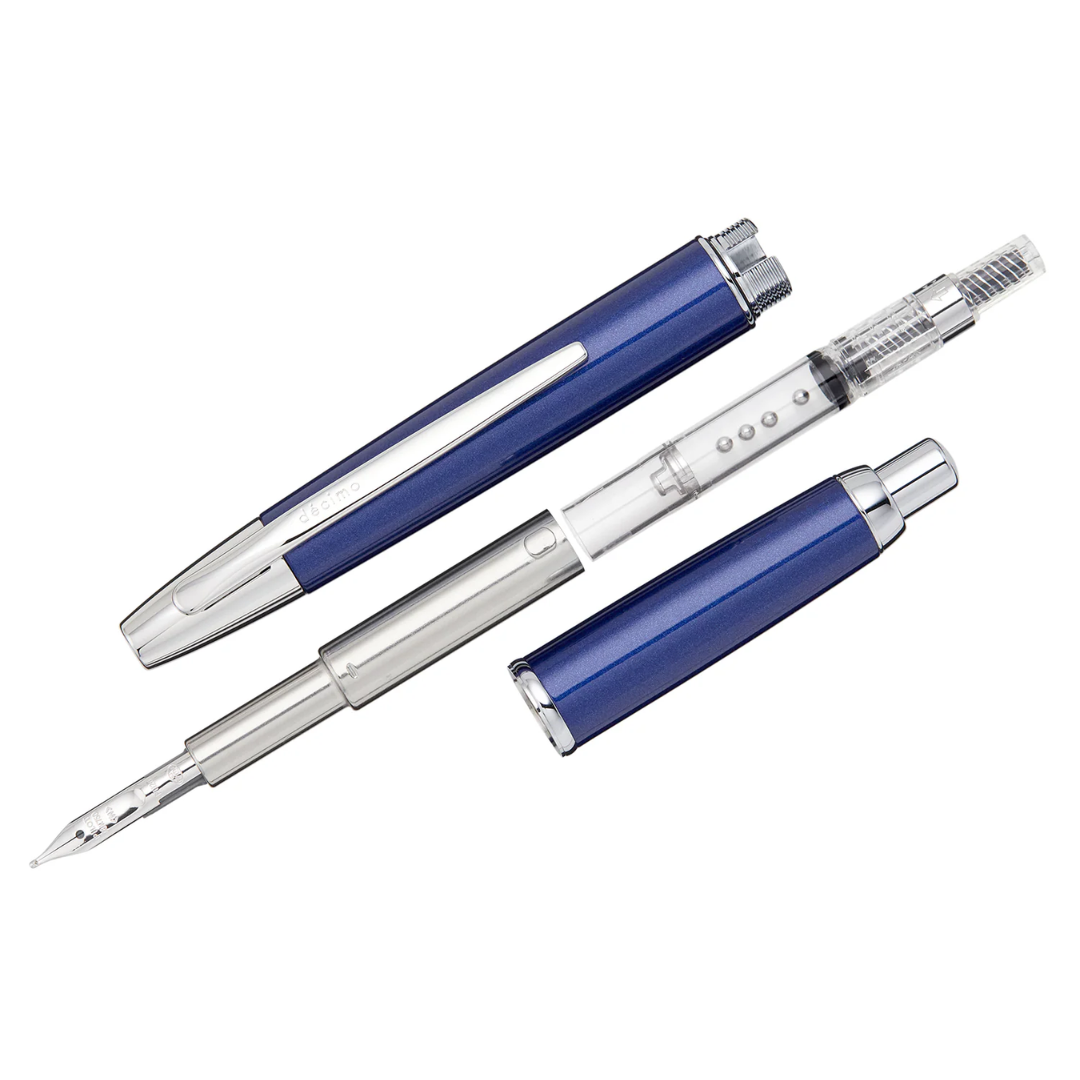 Pilot - Capless Decimo Fountain Pen - Dark Blue