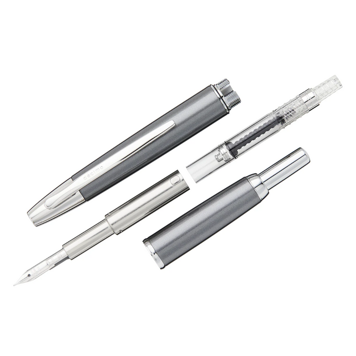 Pilot - Capless Decimo Fountain Pen - Dark Grey