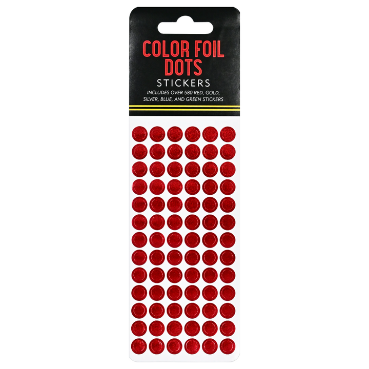 Peter Pauper Press - Sticker Set - Color Foil Dots