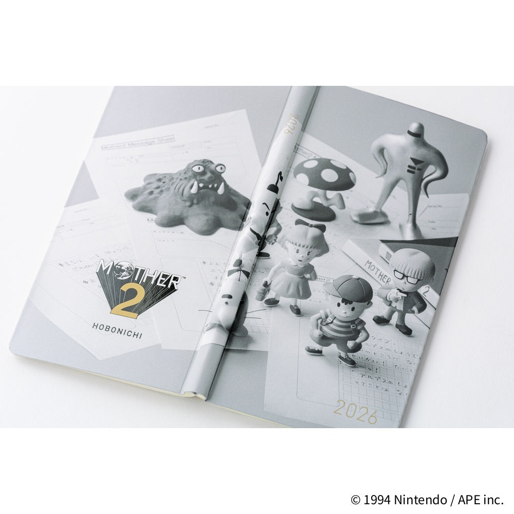 Hobonichi Techo 2026 - Weeks/Wallet Planner Book - MOTHER: The Secret of MOTHER 2 [English/Tall & Slim/Jan Start]