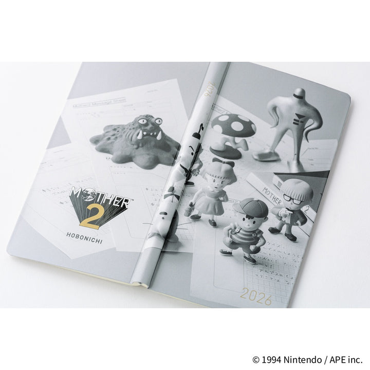 Hobonichi Techo 2026 - Weeks/Wallet Planner Book - MOTHER: The Secret of MOTHER 2 [English/Tall & Slim/Jan Start]