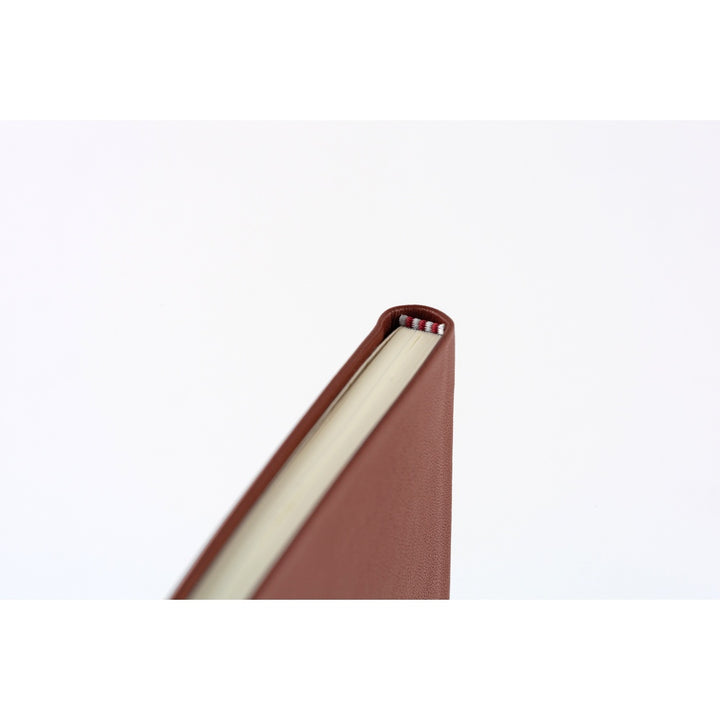 Hobonichi Techo 2026 - Weeks/Wallet Planner Book - Leather: Wine Brown [English/Tall & Slim/Jan Start]