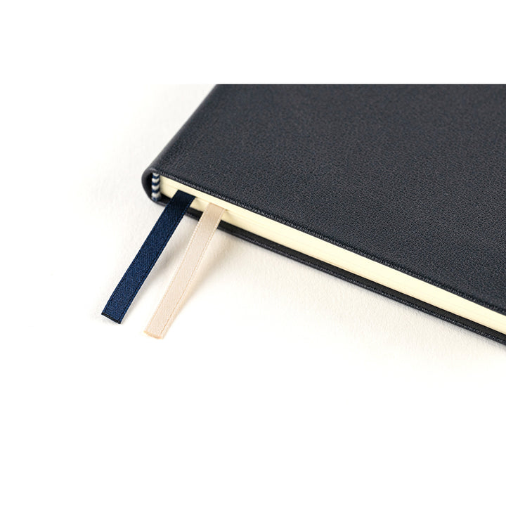 Hobonichi Techo 2024 - Weeks/Wallet Planner Book - Leather: Classical Navy (English/Monday Start/January Start)