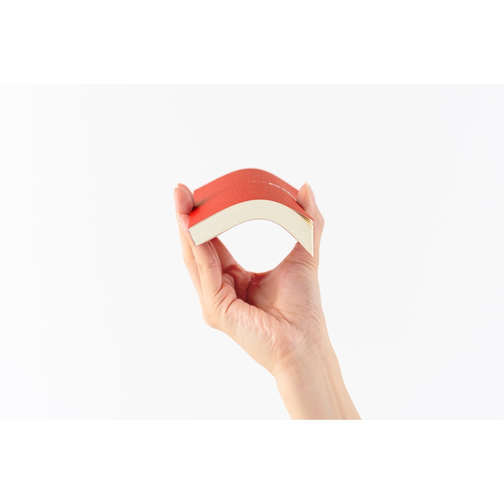 Hobonichi Techo 2026 - Weeks/Wallet MEGA Planner Book - Sneaker: Tomato Red [English/Tall & Slim/Jan Start]