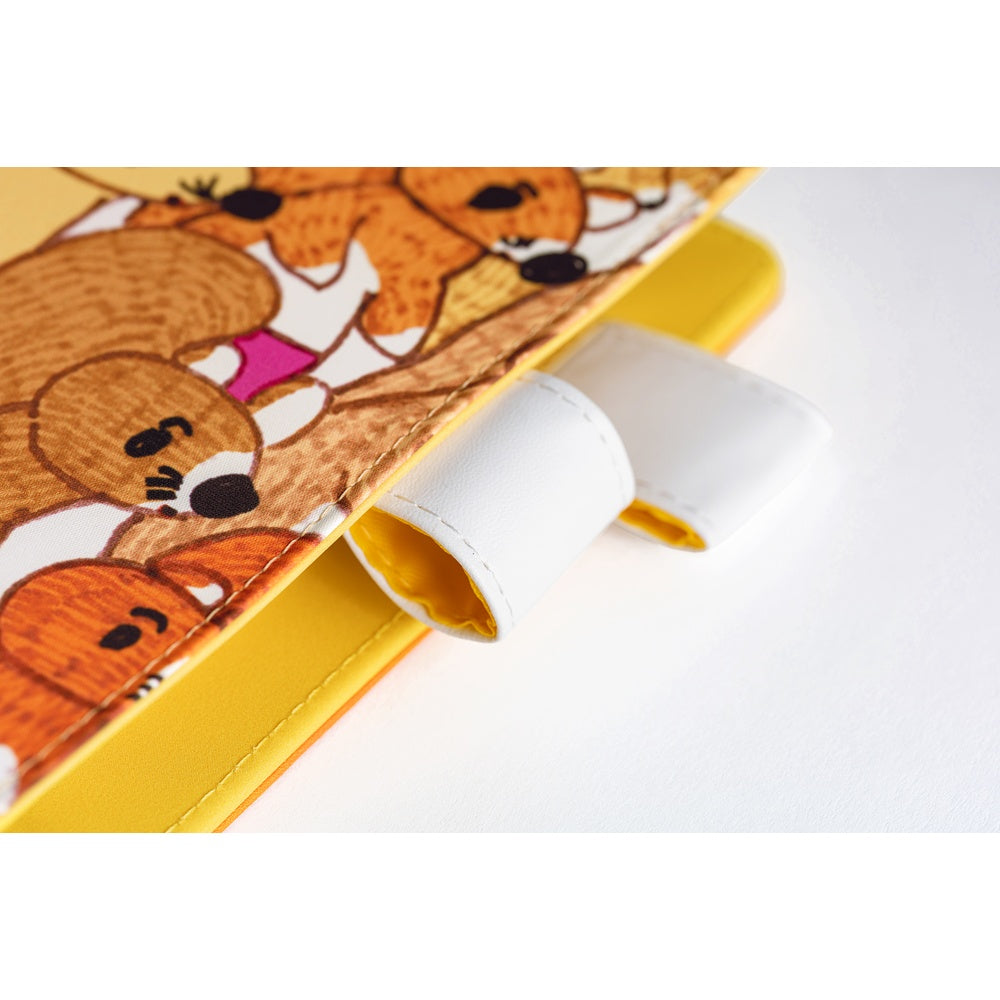 Hobonichi Techo 2026 - A6 Cover Only - 100%ORANGE: Squirrel Squadron